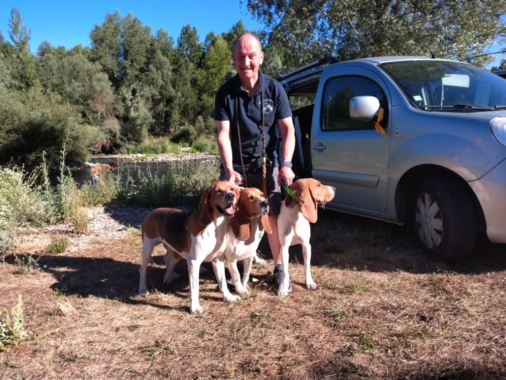 M. Chapon à la 44ème Nationale d’Elevage de la Centrale Canine à Vorey sur Arzon (43)